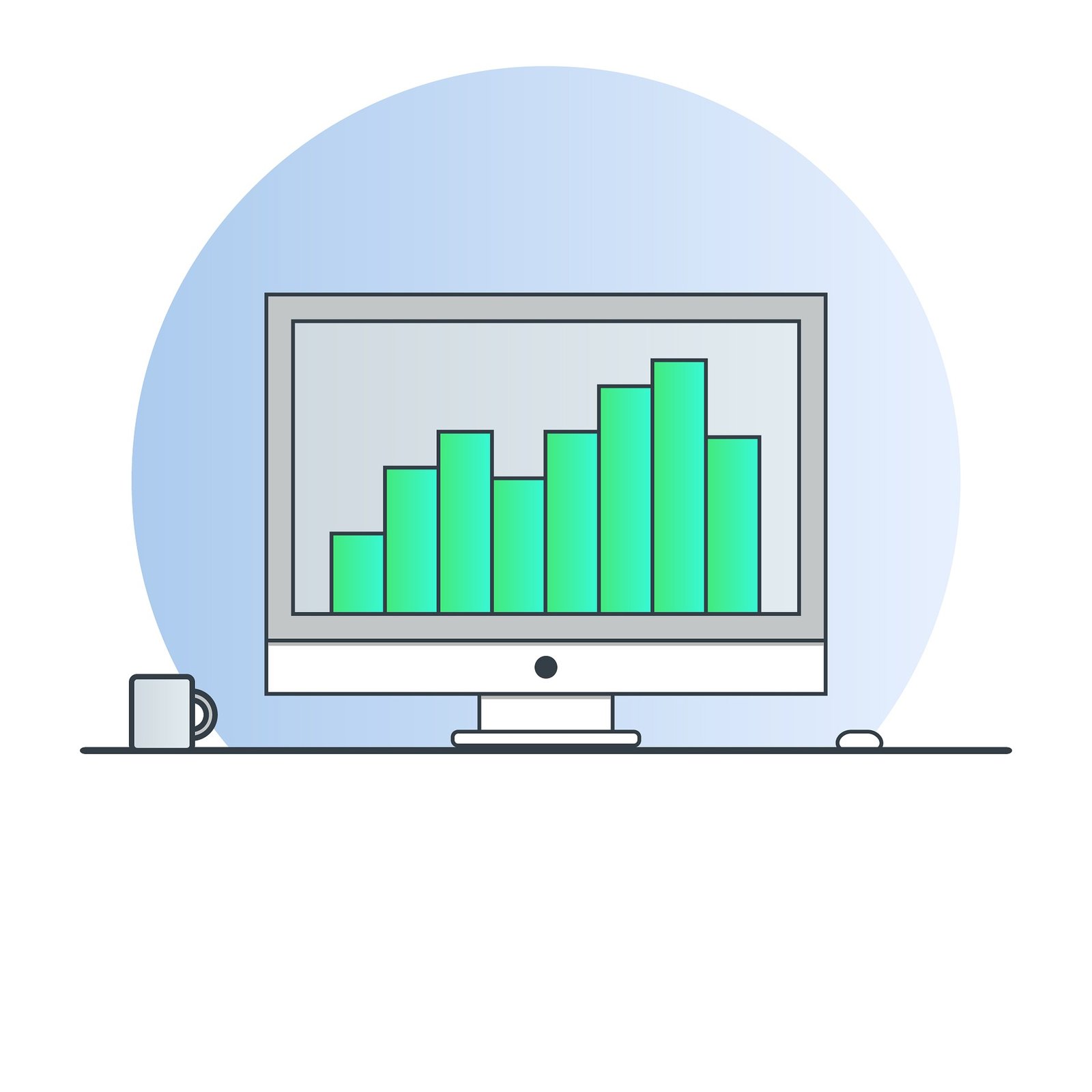 Website Optimierung Illustration