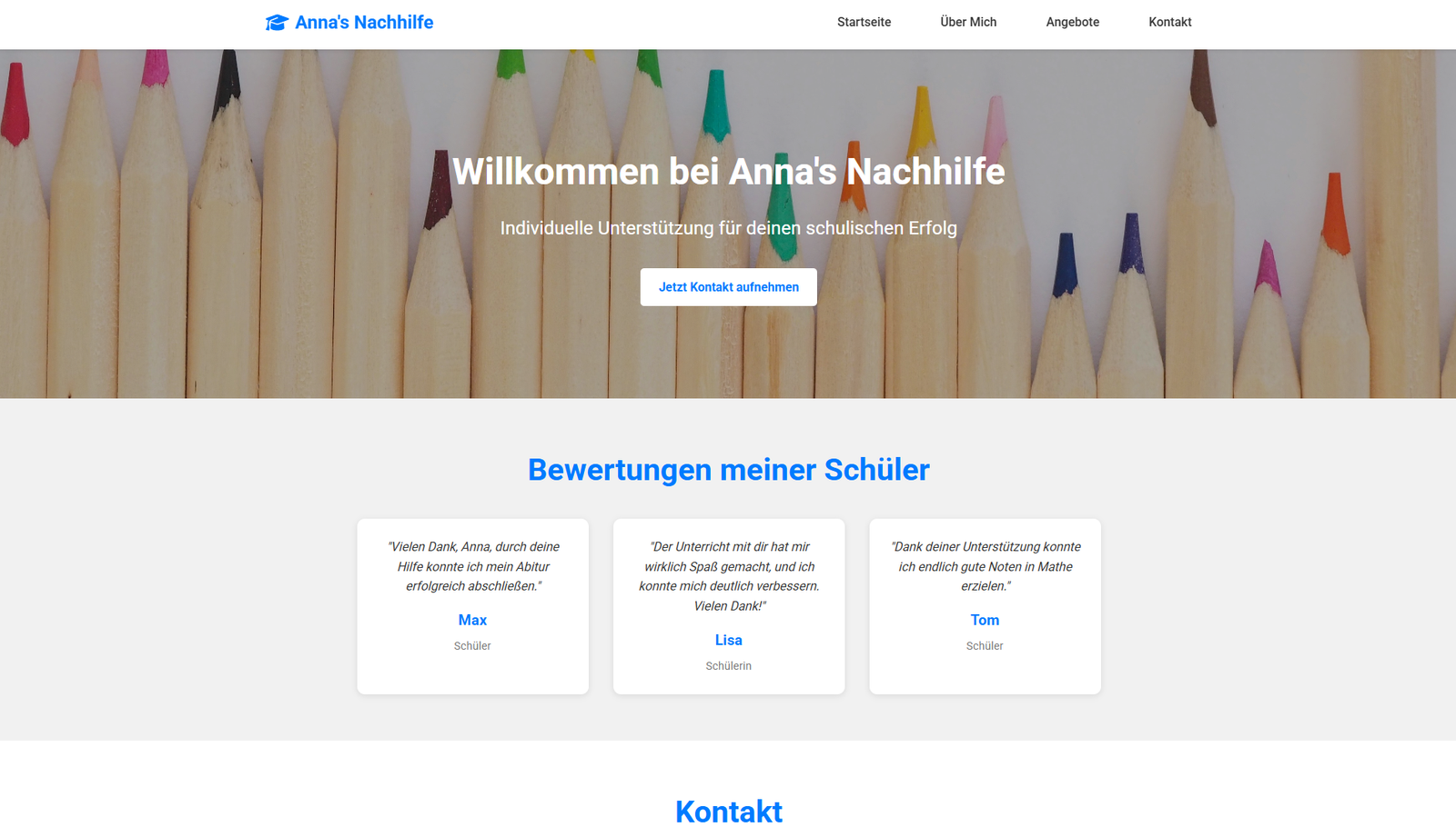 Annas Nachhilfe